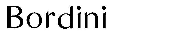 Bordini字体