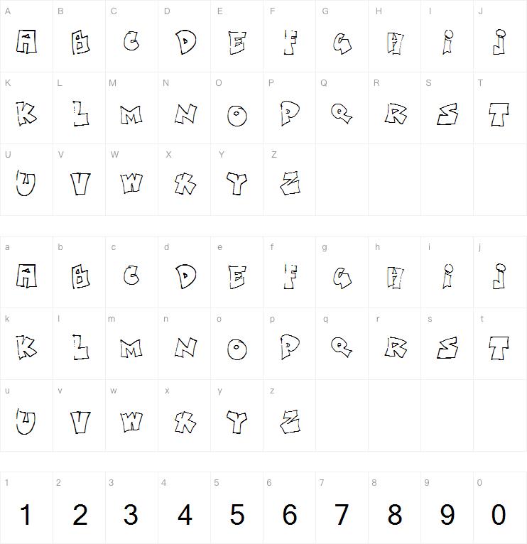Bored Schoolboy字体