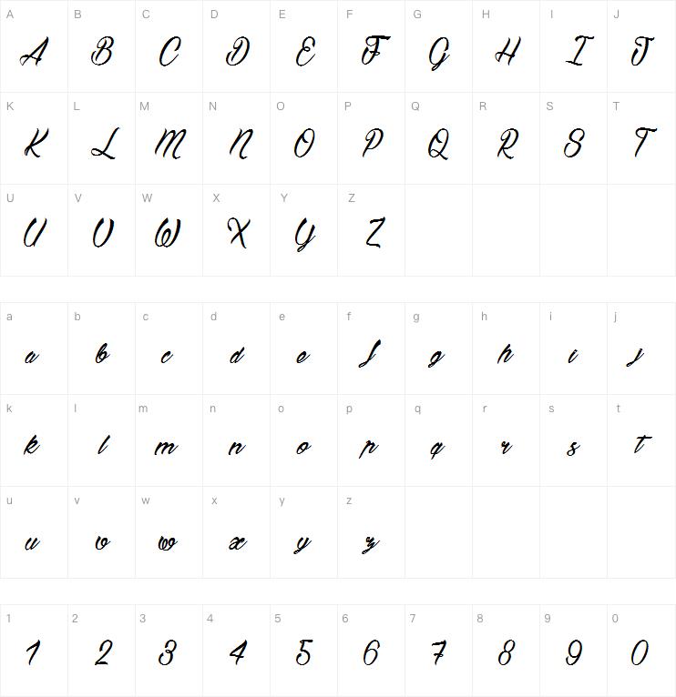 Bostella字体