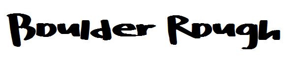 Boulder Rough字体