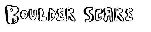 Boulder Scare字体
