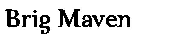 Brig Maven字体