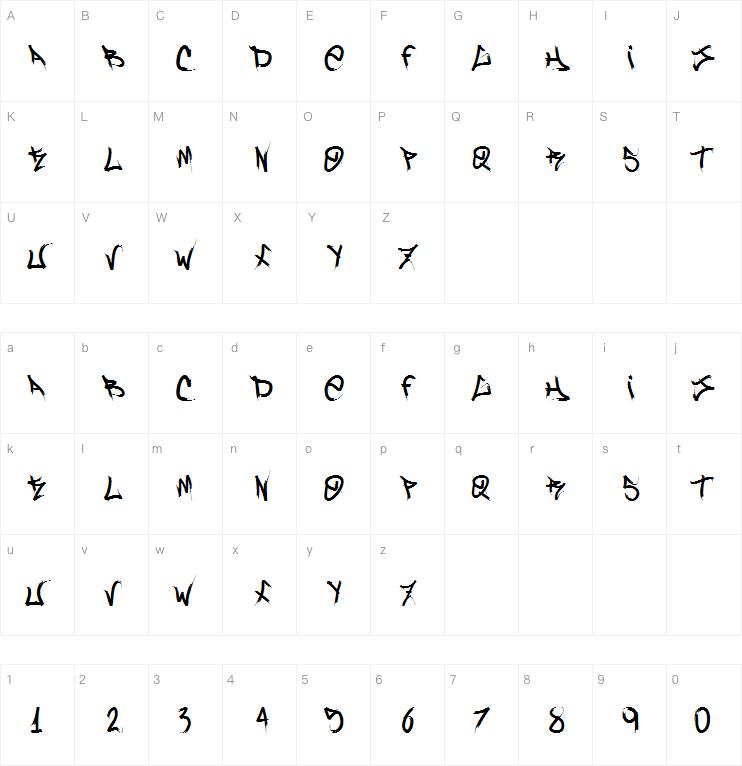 Brock165字体