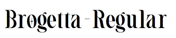 Brogetta-Regular字体