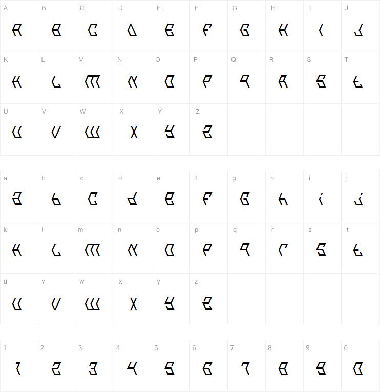 Broken n Weak字体