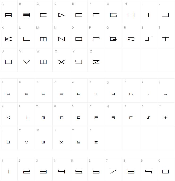 BTSE PS2字体