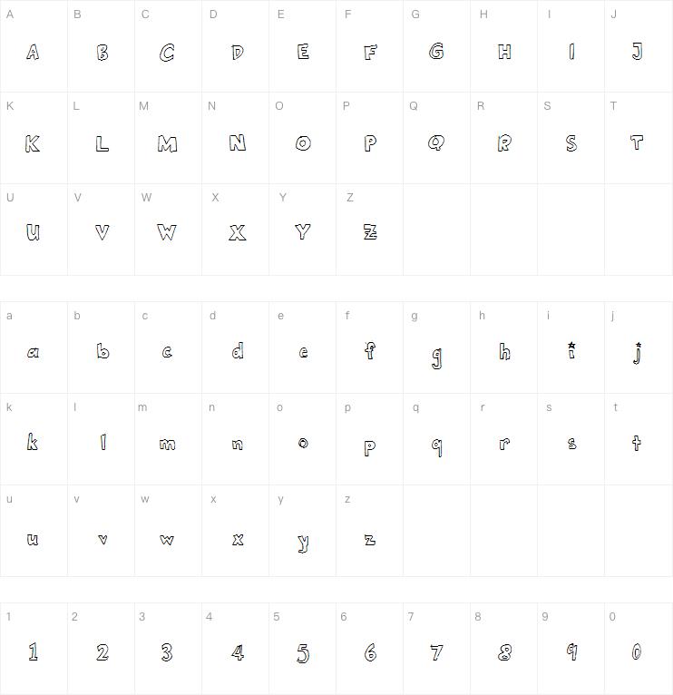 Bubbles Make Me Happy字体