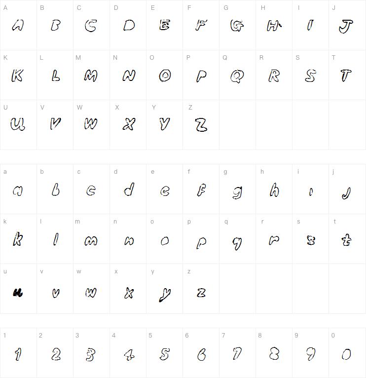 Bubbleubble Kicks Some Ass字体