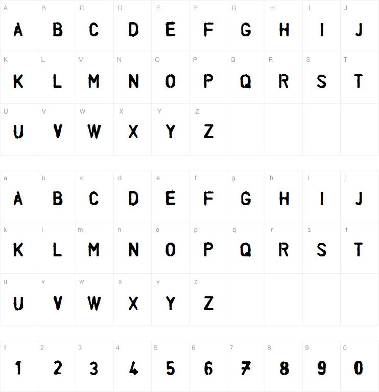 Budget Stencil字体