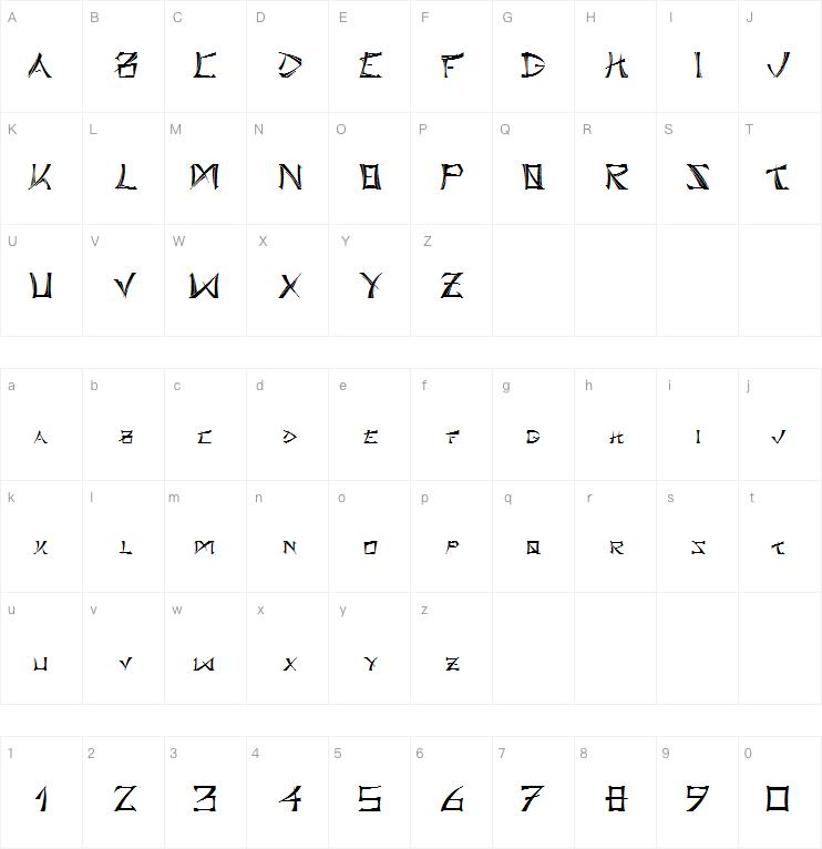 Bushido Type字体