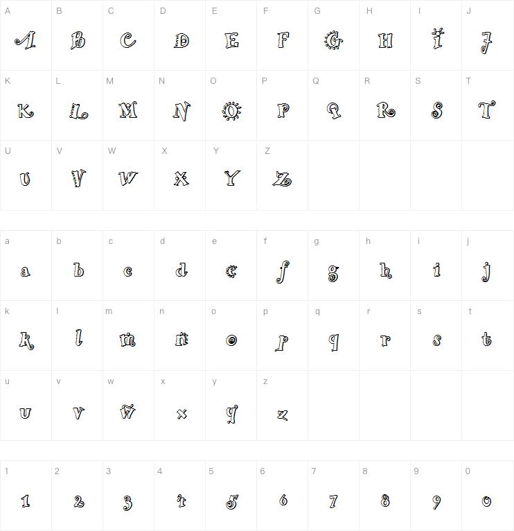 BY Classic Neon字体