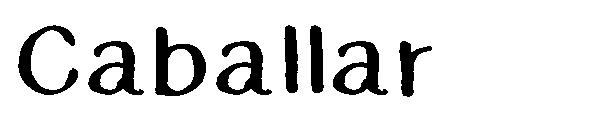Caballar字体