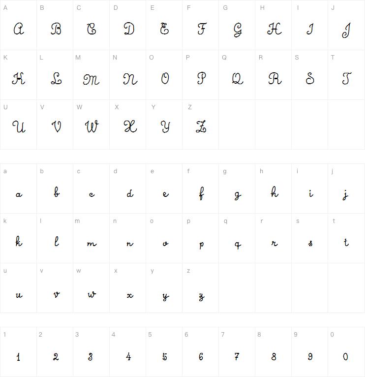 Calligraphy Hand Made字体