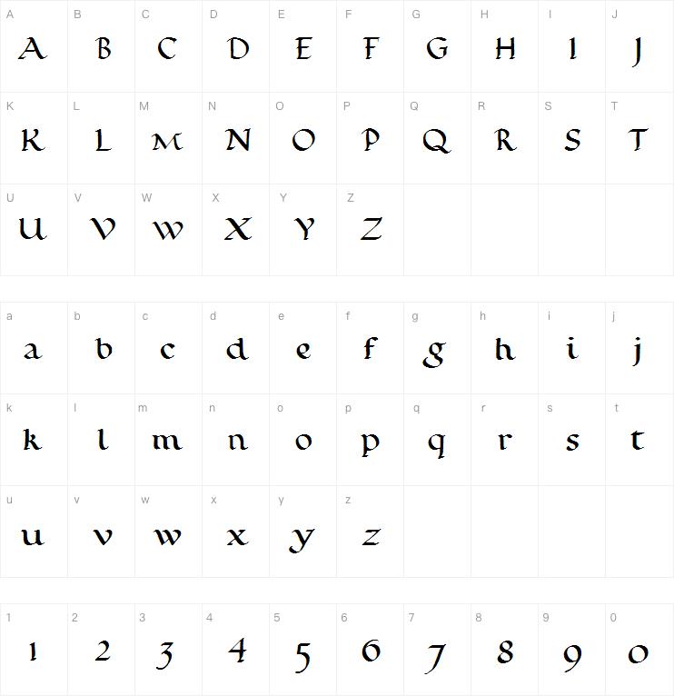 Calligraphy Pen字体