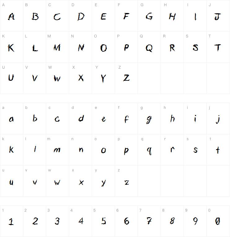 Calligtastrophe字体