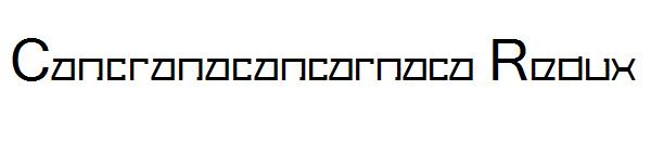 Cancranacancarnaca Redux字体