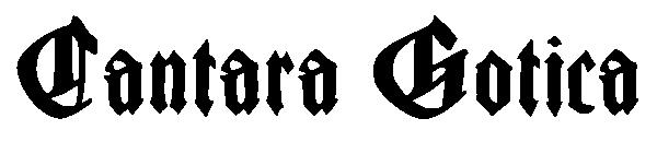 Cantara Gotica字体