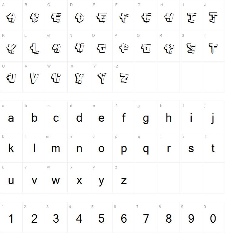 Cap Construct字体