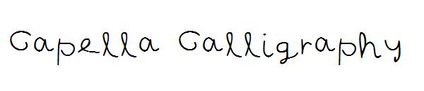 Capella Calligraphy字体