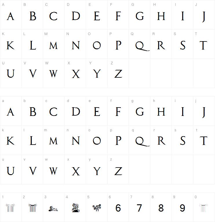 Capitalis TypOasis字体