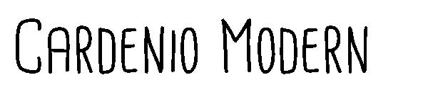 Cardenio Modern字体