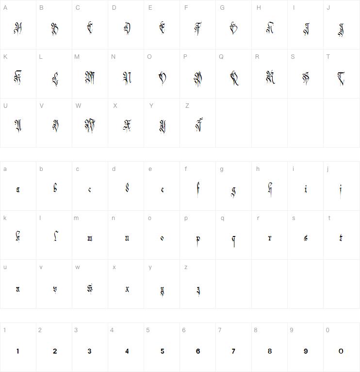 Carmilia字体