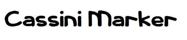 Cassini Marker字体