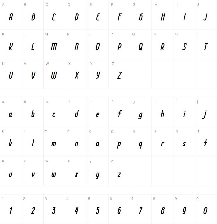 Cell 63字体