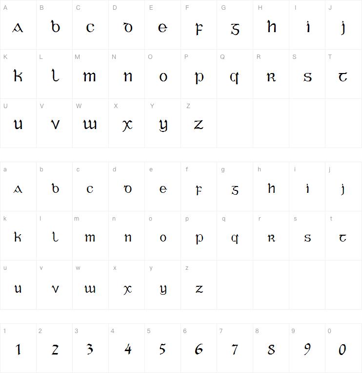 Celtic Gaelige字体