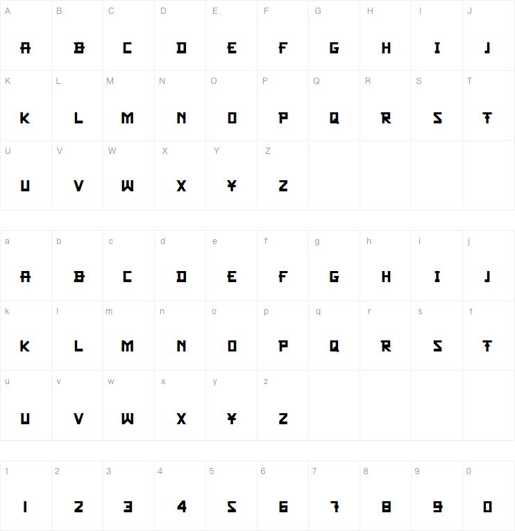 CF Samurai Bob字体