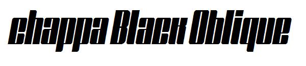 chappa Black Oblique