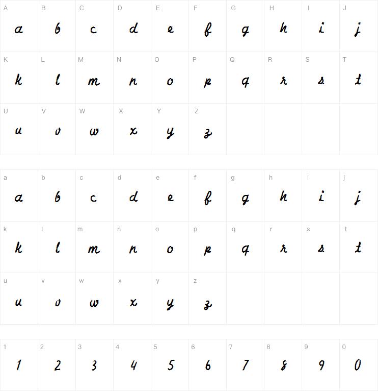 Charcoal Script字体