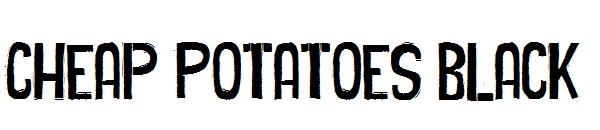 Cheap Potatoes Black字体