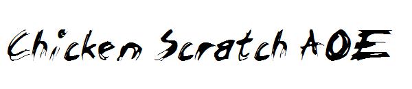 Chicken Scratch AOE字体