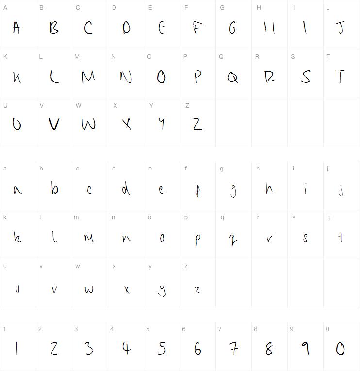Chippy Handwriting字体