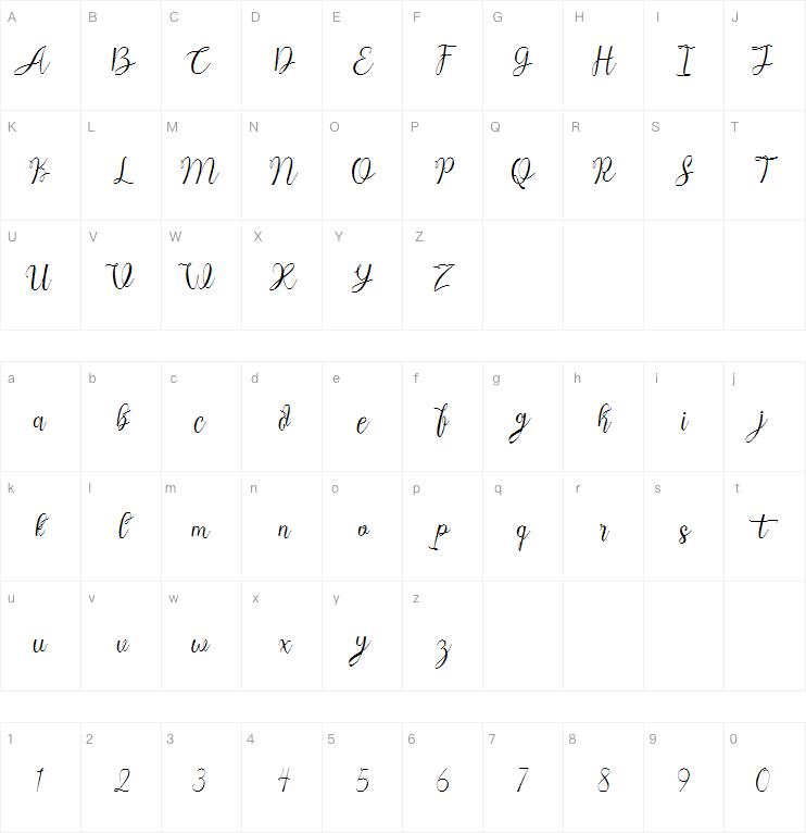 Chocolate Milky Free Personal字体