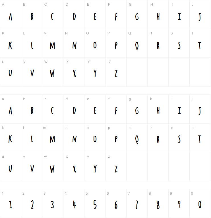 Chocolate Windows字体