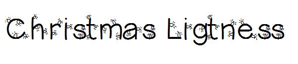 Christmas Ligtness字体