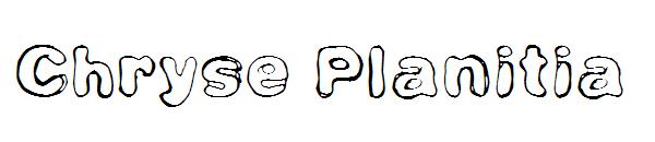 Chryse Planitia字体