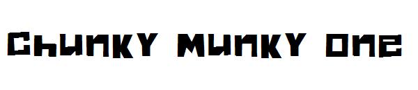 Chunky Munky One字体
