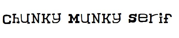 Chunky Munky Serif字体