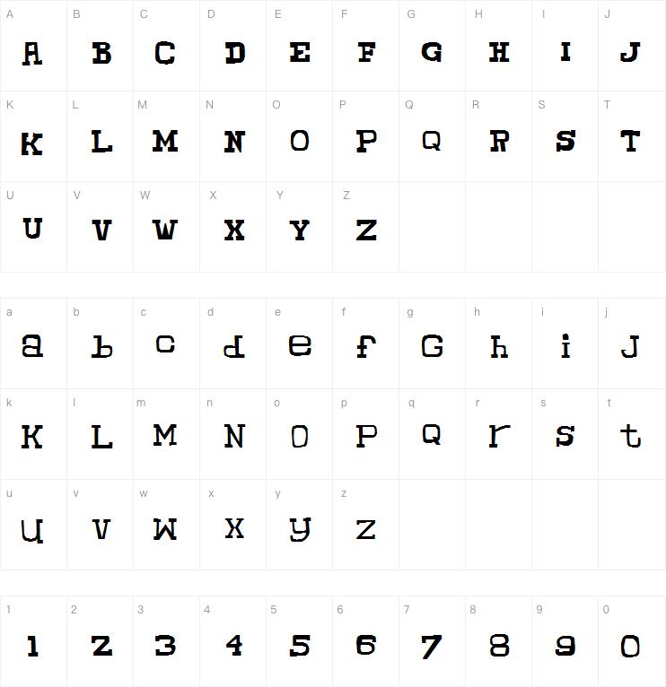 Chunky Munky Serif字体