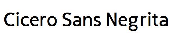 Cicero Sans Negrita