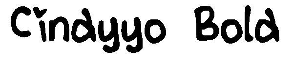 Cindyyo Bold字体