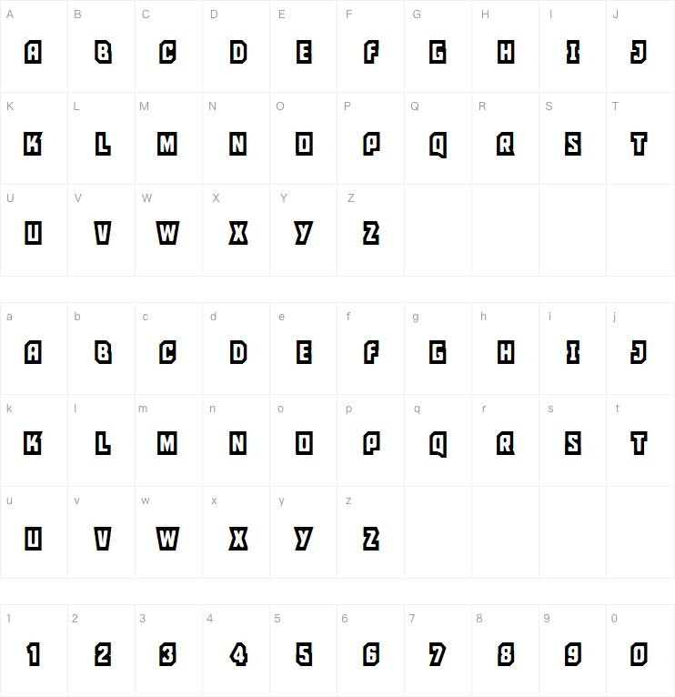 Ciudad Capital字体