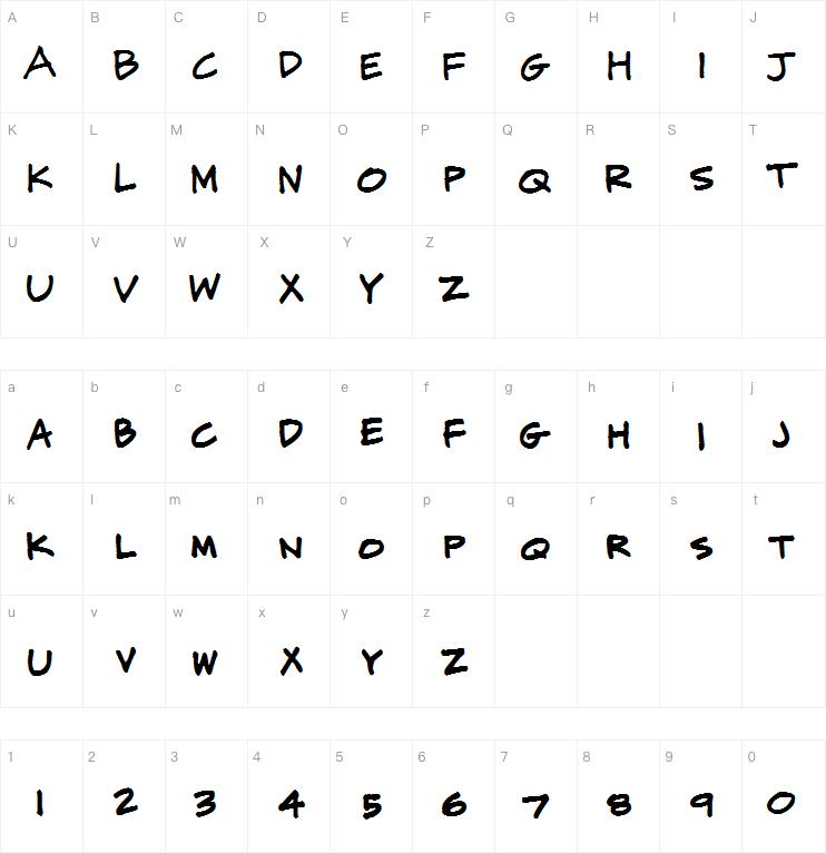 CJ Potter Handwriting字体