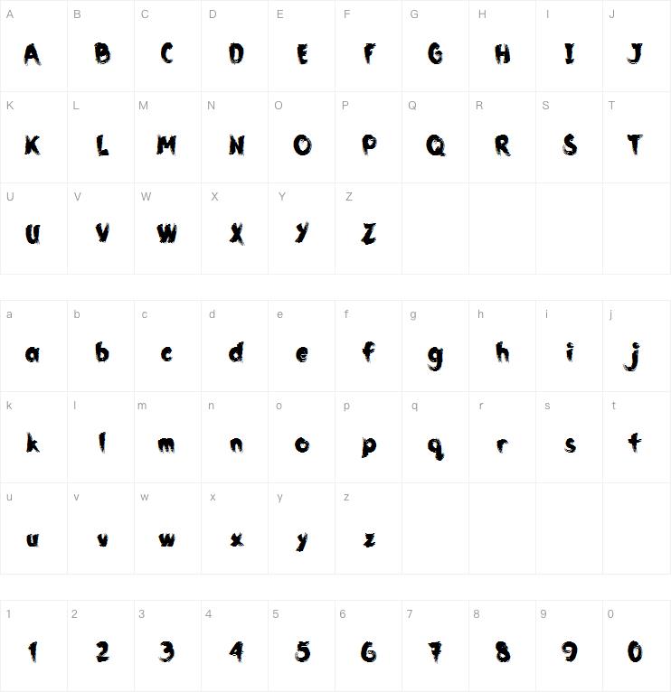 CM Big Fat Paintbrush字体