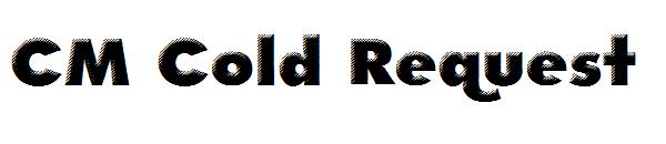 CM Cold Request字体