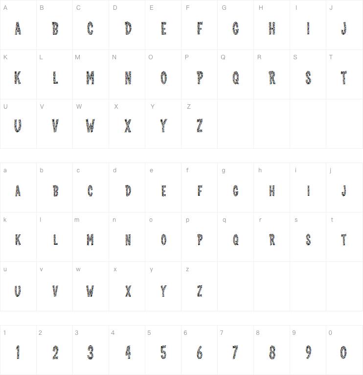 CM Jungle Adventure字体