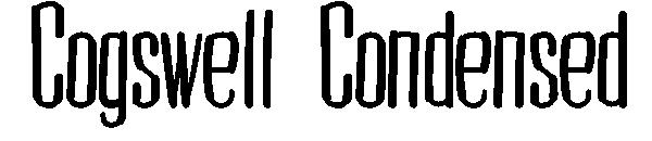 Cogswell Condensed字体